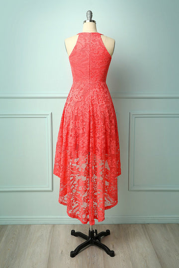Coral Lace Dress